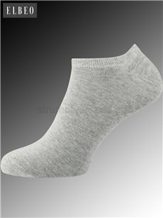 Bio Baumwolle Herren-Sneaker-Socken von Elbeo - 9714 hellgrau mel.
