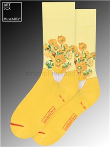 MuseARTa Socken - "Sonnenblumen" von Vincent van Gogh