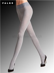 FAMILY RIB Falke Strumpfhosen - 3390 light grey