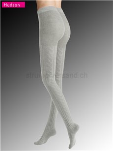 WINTER PLAIT Hudson Strumpfhose - 502 silber