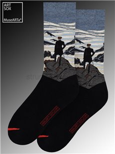 MuseARTa Socken - Der Wanderer über dem Nebelmeer