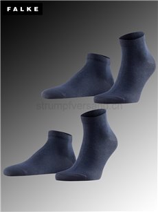 HAPPY 2-PACK Falke Sneakersocken für Herren - 6375 dark navy