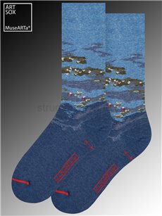 MuseARTa Socken - "Water Lilies" von Claude Monet