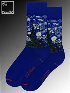 MuseARTa Socken - "Sternennacht" von Vincent van Gogh