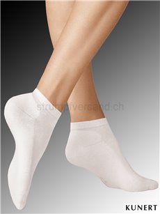 LIZ PLUSH Kunert Damensocken kurz - 001 weiss