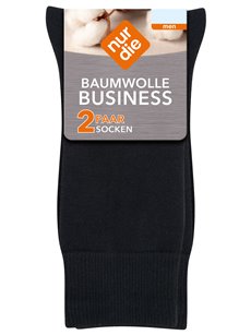 BAUMWOLLE BUSINESS - Herrensocken von NUR DIE - schwarz