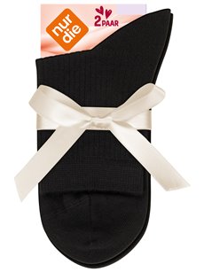 MODAL SOCKEN kurze Damensocken von NUR DIE - 940 schwarz