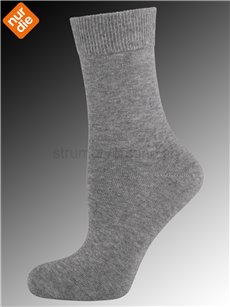 CLASSIC BAUMWOLLE Nur Die Socken für Damen - 354 hellgraumel.