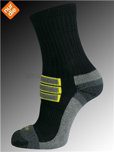 OUTDOOR SOCKEN Nur Die Wandersocken für Damen - 985 schwarz - gelb