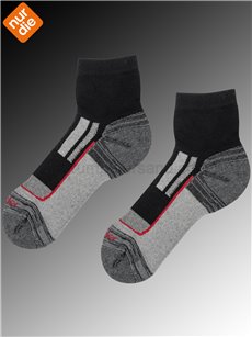 OUTDOOR KURZSOCKEN Nur Die Arbeitssocken für Herren - 995 schwarz-rot