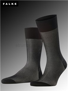 FINE SHADOW Falke Socken für Herren - 3010 black-mix