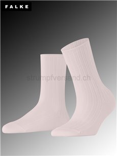 COTTON RIB Falke Socken für Damen - 8458 light pink