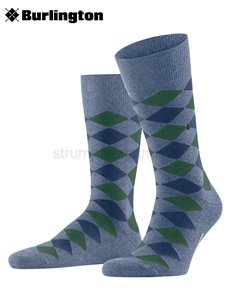 DANNY Herrensocken von Burlington - 6662 light jeans