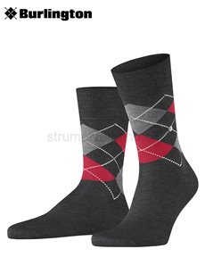 MANCHESTER Burlington Socken - 3096 anthracite mel.