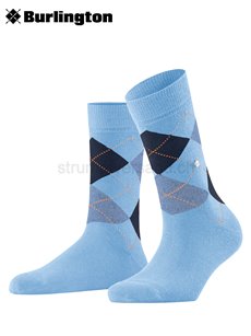 QUEEN Damensocken von Burlington - 6541 light blue