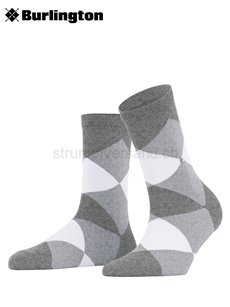 BONNIE Damensocken von Burlington - 3390 light grey mel.