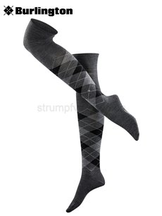 MARYLEBONE Burlington Damen Overknee - 3180 asphalt mel.