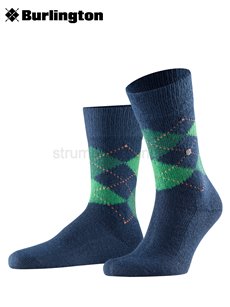 PRESTON Burlington Herrensocken - 6187 navy