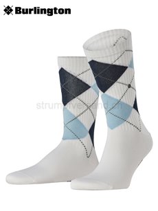 RIB COURT Burlington Herrensocken - 2000 weiss