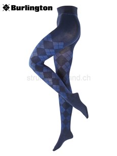 ELEGANT ESSENCE Burlington Strickstrumpfhosen - 6120 marine