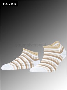 SMART STRIPE Falke Kurzsocken - 2000 weiss