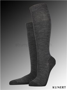 WARM UP Kunert Kniesocken für Damen - 405 anthracite mel.