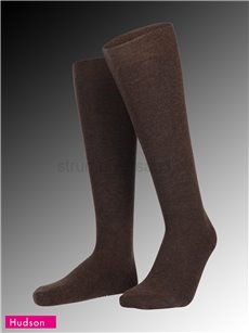 RELAX COTTON Hudson Herrenkniesocken - 763 brown mel.