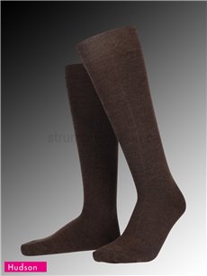 RELAX WOOLMIX Hudson Kniesocken - 763 brown mel.