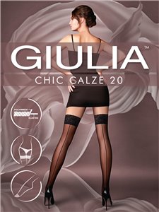 CHIC 20 - Halterlose Nahtstrümpfe von Giulia
